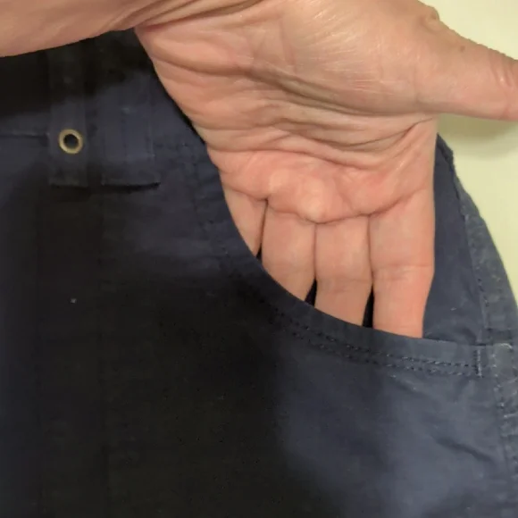 Lee Women's Navy Blue Bermuda Shorts - Picture 4 of 5